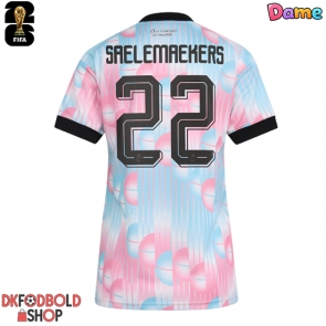 Belgien Alexis Saelemaekers #22 Udebanetrøje Dame VM 2026 Kort ærmer